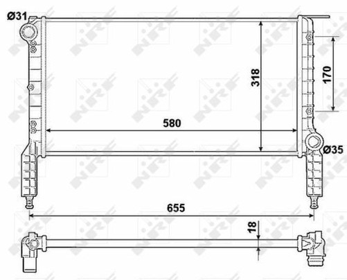 NRF 53788 KüHler, MotorküHlung FüR Fiat-image