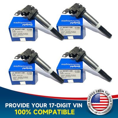 4x Delphi Ignition Coils 12138616153 GN10571 For BMW 128i 135i 328i 335i 535i X5