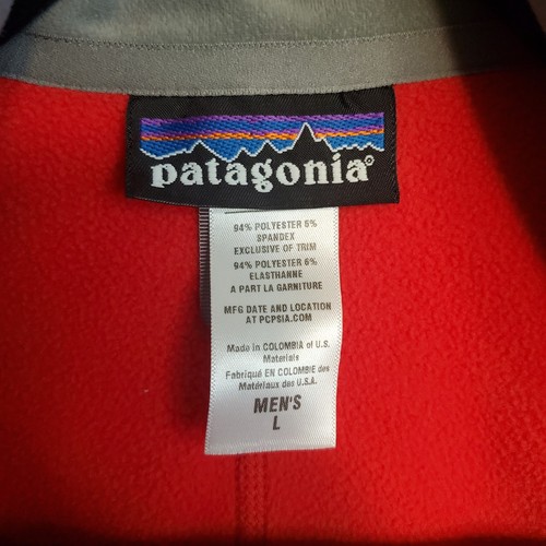 Chaqueta Híbrida PATAGONIA M's Piton Para Hombre Talla L Roja Gris Relleno Cremallera - Imagen 6 de 10