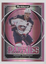 2023-24 Upper Deck Parkhurst Parkies Pink 20/50 Johnny Gaudreau #P-7 f0l