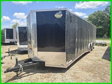 2021 Covered Wagon Trailers Used 8.5X28' Enclosed Car Hauler With Escape Door 