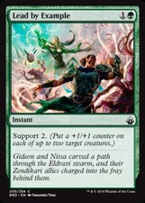 x4 Lead by Example - Battlebond - NM - MTG