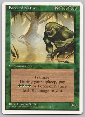 MTG Singles - 4th Edition - Force of Nature -e450