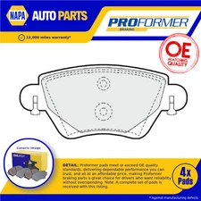 Brake Pads Set fits FORD MONDEO Mk3 2.0 Rear 00 to 04 Proformer 1121892 New