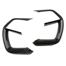 Carbon Fiber Style Steering Wheel Decor Frame Cover Fit For Hyundai Elantra 2022