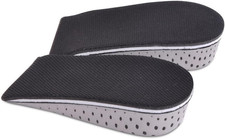 Guithia Memory Foam Invisible Height Increasing Insoles Height Elevator Insoles