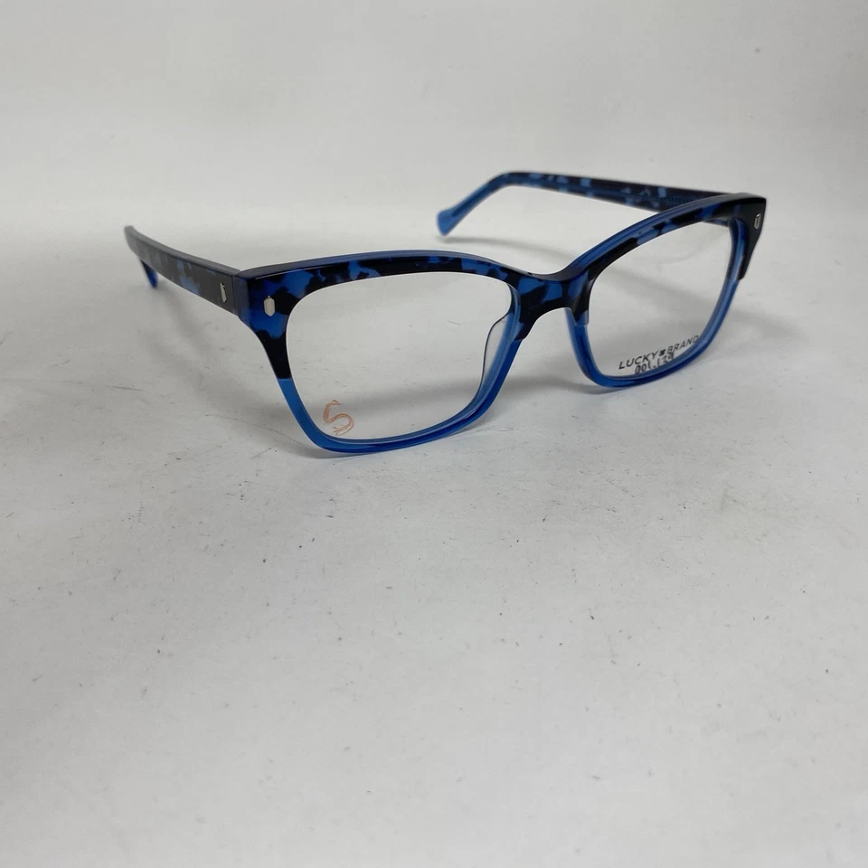 GAFAS LUCKY BRAND VLBD229 AZUL MÁRMOL TRANSPARENTE 53-17-140 BISAGRA FLEXIBLE DS13 Foto 4 de 4