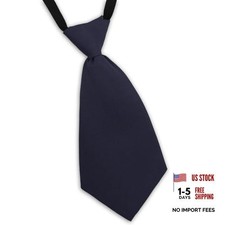 Ties for Women Girls Adjustable Pre-tied Womens Tie, Girl Women's Neck Tie Navy
