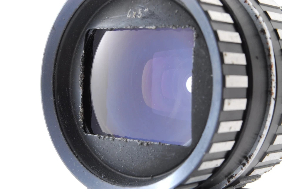 4 máscaras [EX+5] Linhof 9x12 4x5 75-360 mm zoom universal visor buscador #7137 Foto 3 de 4