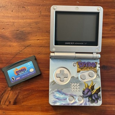 Nintendo Gameboy Game Boy Advance SP - AGS-001 with Spyro Skin + Spyro Game