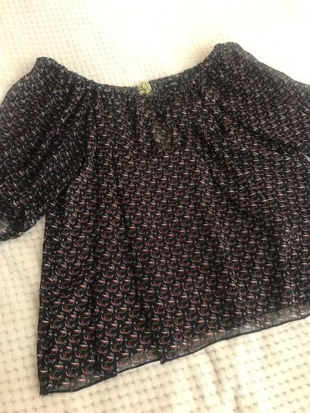 Women Dolce & Gabbana Shirt Black Chiffon 38 / M /