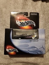 2000 100% Hot Wheels 1959 Cadillac - Black with Flames