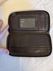 BRIGHTON Brown Cher Croc Patent Leather Zip Around Wallet NO Strap — photo 7