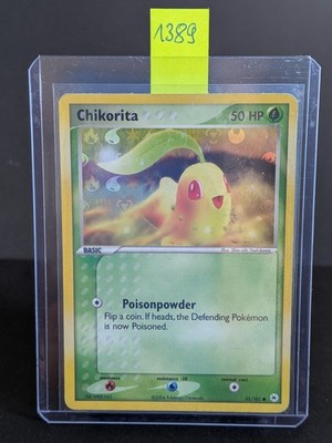 Pokemon Karte TCG Chikorita 55/101 Holo EX Hidden Legends 2004 Damage