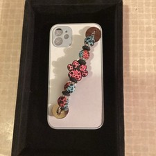 Phone Charm Silicone Beaded Phone Grip Paw Print
