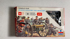 ESCI 221 Russian Infantry And Artillery Crimean War 1/72 scale 32 figures