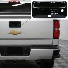 2014-2018 Chevy Silverado Gmc Sierra Tailgate Handle Cover Wbuch Gloss Black 2014-2018 Chevy Silverado Gmc Sierra Tailgate Handle Cover Wbuch Gloss Black