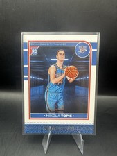 Nikola Topic Rookie RC #242 2024 NBA Hoops Oklahoma City Thunder Basketball