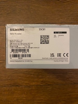 siemens ventilantrieb SSC61