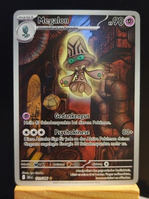 Pokemon Megalon 121/086 Schwarze Blitze Illustration Rare Deutsch NM
