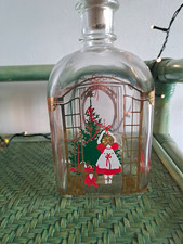 holmgaard? glass christmas advent calendar decanter / tree/presents/ candles