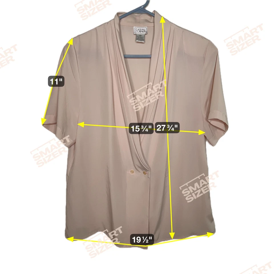 Casual Corner Para Mujer Talla 12 Rosa Claro Cubrir Suave Cottagecore De Colección Foto 2 de 4