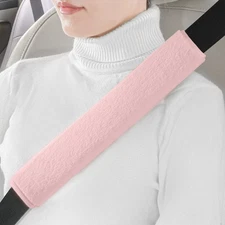 LACDL Extra Long Seatbelt Cover Super Soft Furry for Adults Kids Women & Men