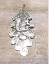 Brass Oak Leaf Squirrel Acorn Black Powder Rendezvous Stick Bow Hunting Trade...