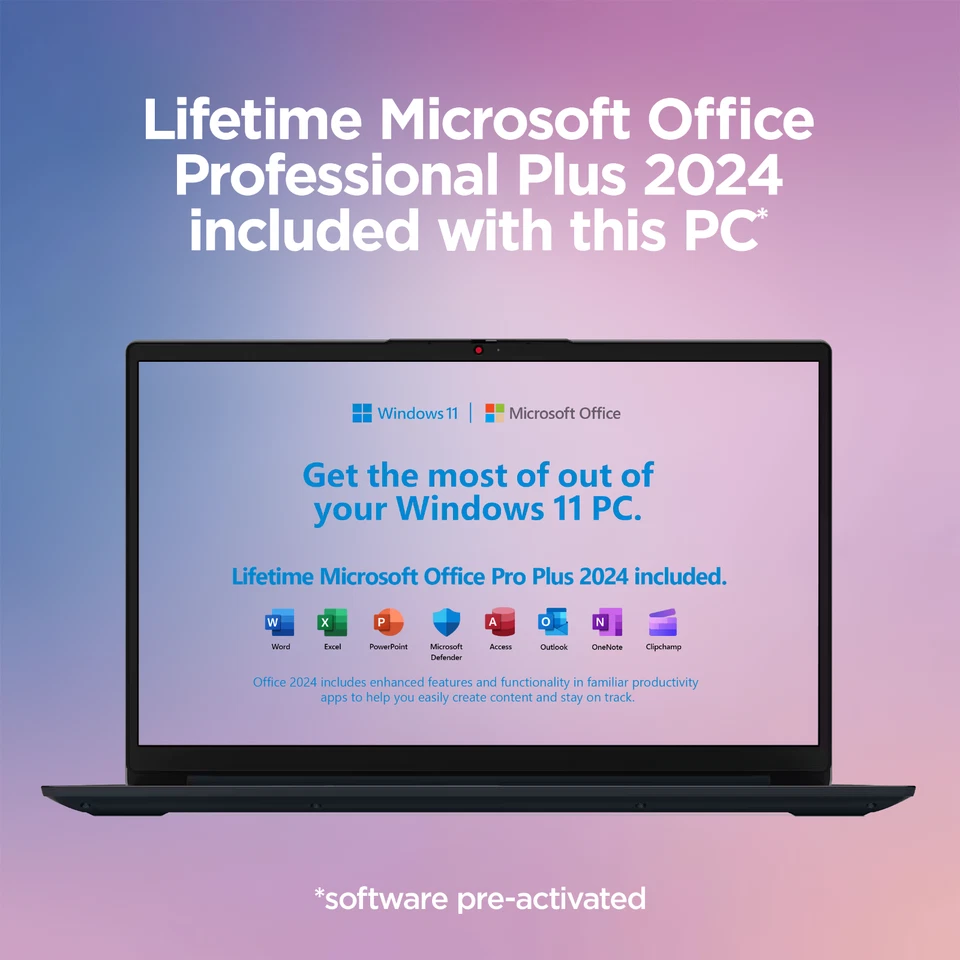 2025 Lenovo Business Laptop 15.6 8-Core Ryzen 7 Upto 40GB RAM 2TB SSD Office Pro - Image 4 of 4