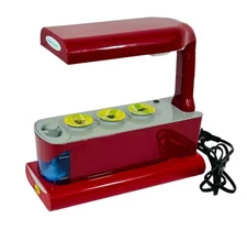 AeroGarden Red Indoor Hydroponic Garden System Countertop LED Grow Light 3-Pod C