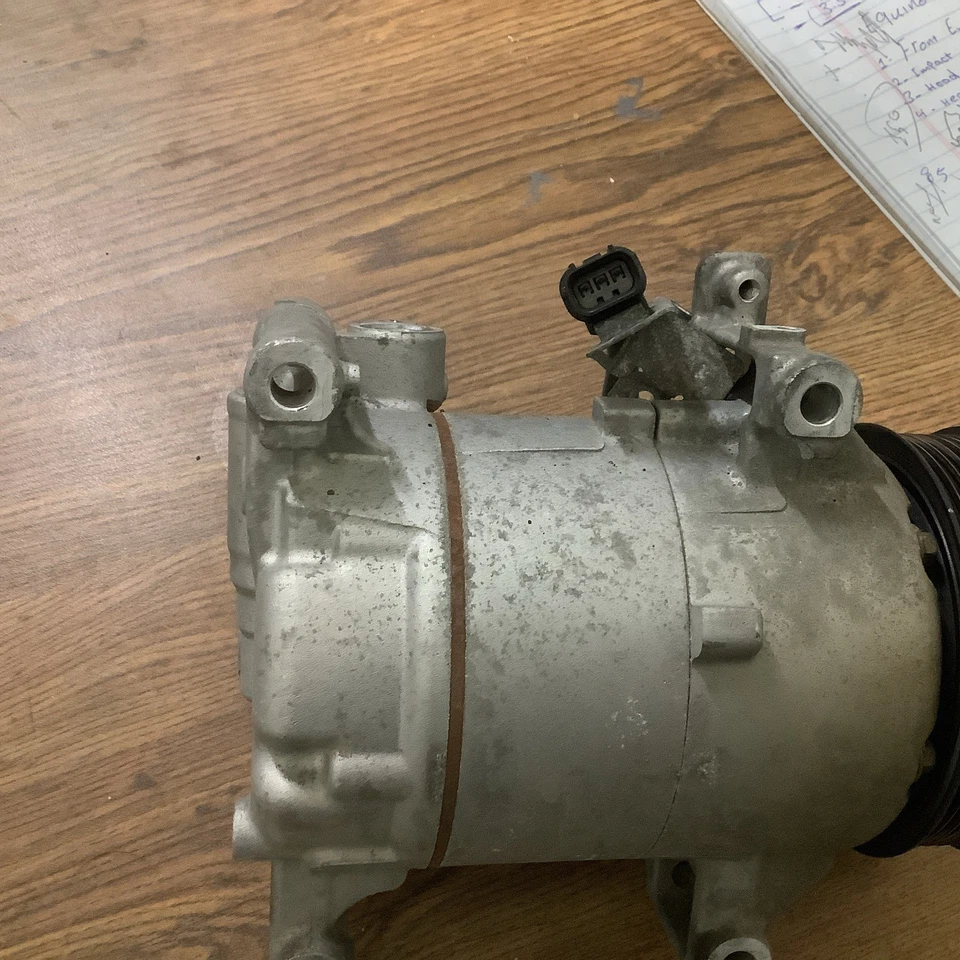 Compresor de aire acondicionado con estilo CVC y polea de 7 ranuras para Honda Civic 2016-2021 L4 2,0 L Foto 2 de 2