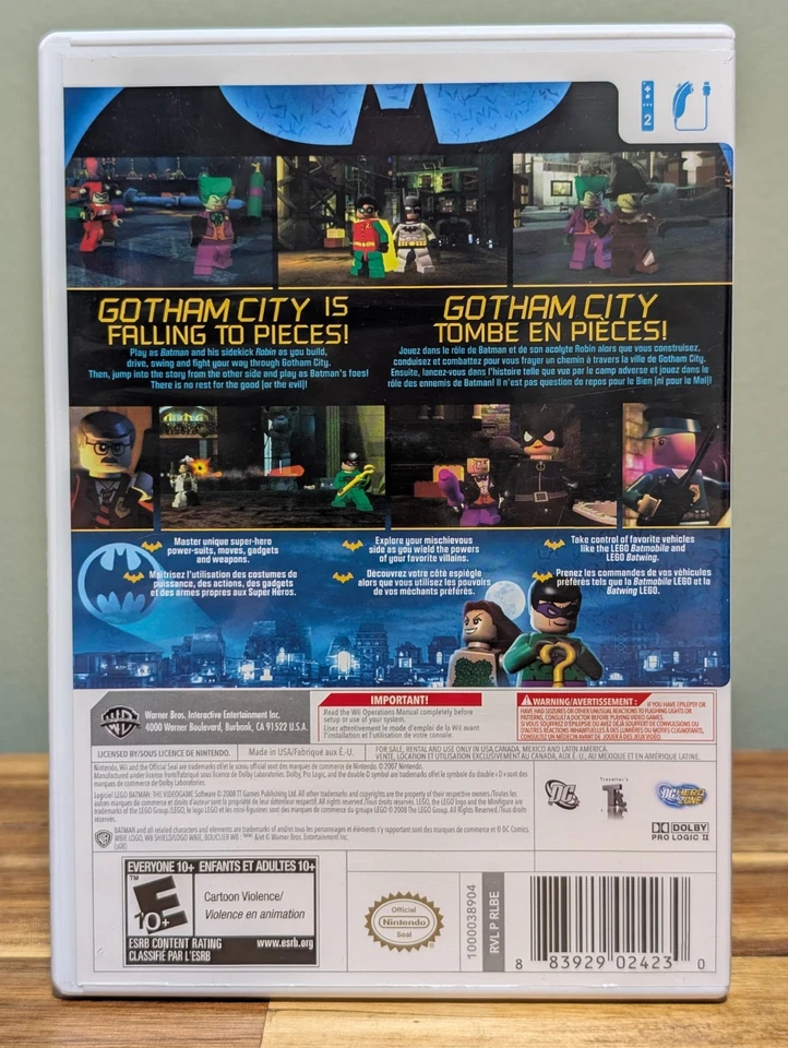 LEGO Batman: The Videogame (Nintendo Wii, 2008)➡️CIB  - Tested - Near Mint 📀! - Image 2 of 4