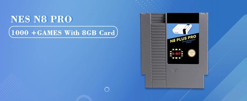 NES N8 Plus Flash Cartuccia: Gioca 10.000+ Giochi Jailbreak PlugNplay