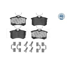 Satz Bremsbeläge Bremsklötze hinten für Audi TT 8N3 8N9 | 23903190