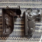 Vintage Antique Wagner Ware Unmarked Cast Iron Lamb Cake Mold - Excellent
