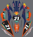 Graphic Kit for 2019-2022 KTM 125-450 All SX Series Stickers Decal Graphics