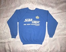 Vintage 1987 Star Trek The Next Generation Size Medium Crewneck Sweatshirt Hanes
