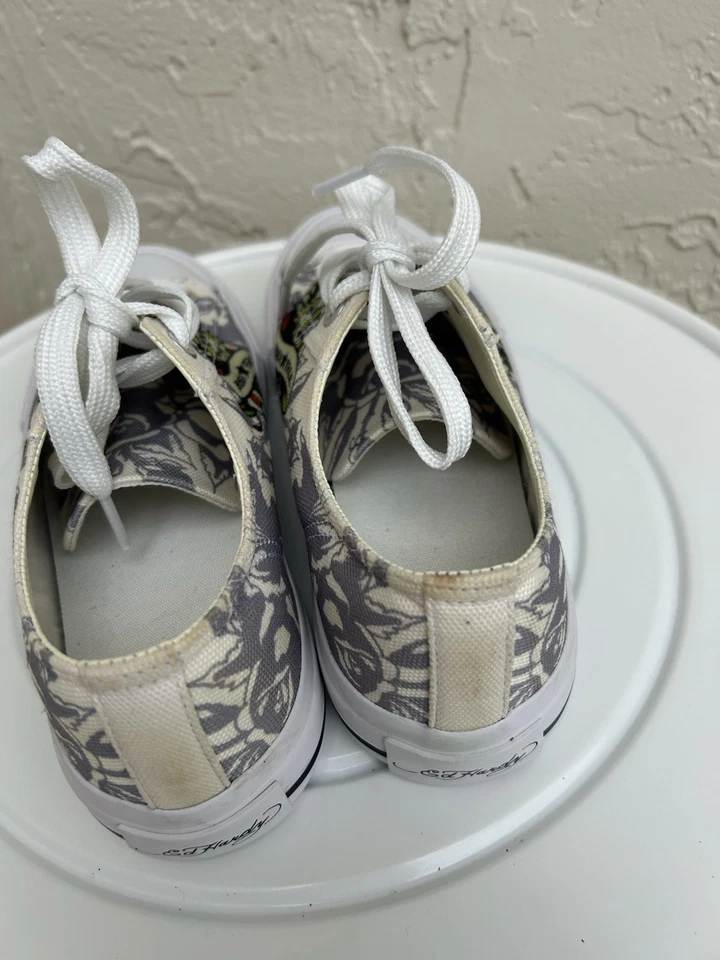 Zapatillas de Lona Ed Hardy’s Diseño Gris/Beige Talla 6 Mujer Foto 4 de 4
