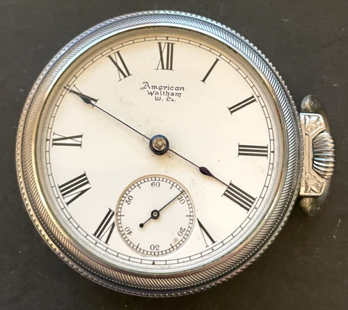 Antique 1890 Waltham Model 1883 3 Pocket Watch Good Balance Case 18s 11j USA