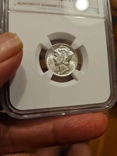 1940 Mercury Coin NGC MS 66 Dime 10 Cents Brilliant Uncirculated
