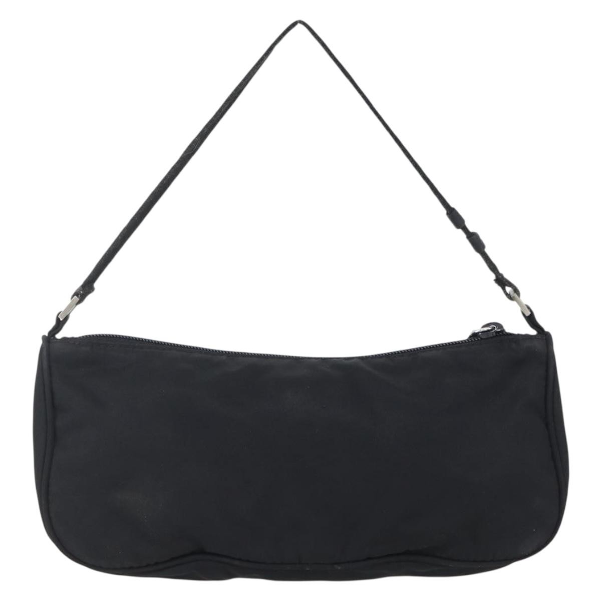 PRADA Hand Bag Nylon Black Silver Auth ep12953 thumbnail 3