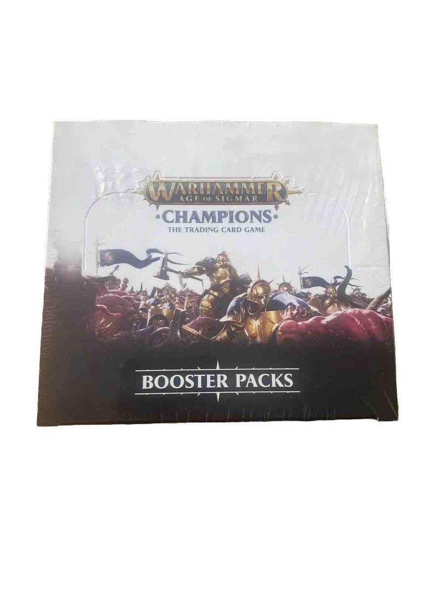 Warhammer Age Of Sigmar Champions Trading Card Game 24 Booster Packs Sealed | eBay Warhammer Age Of Sigmar Champions Trading Card Game 24 Booster Packs Sealed | eBay