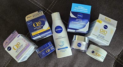 7 x Nivea Cremes + 1 x Reinigungsmilch