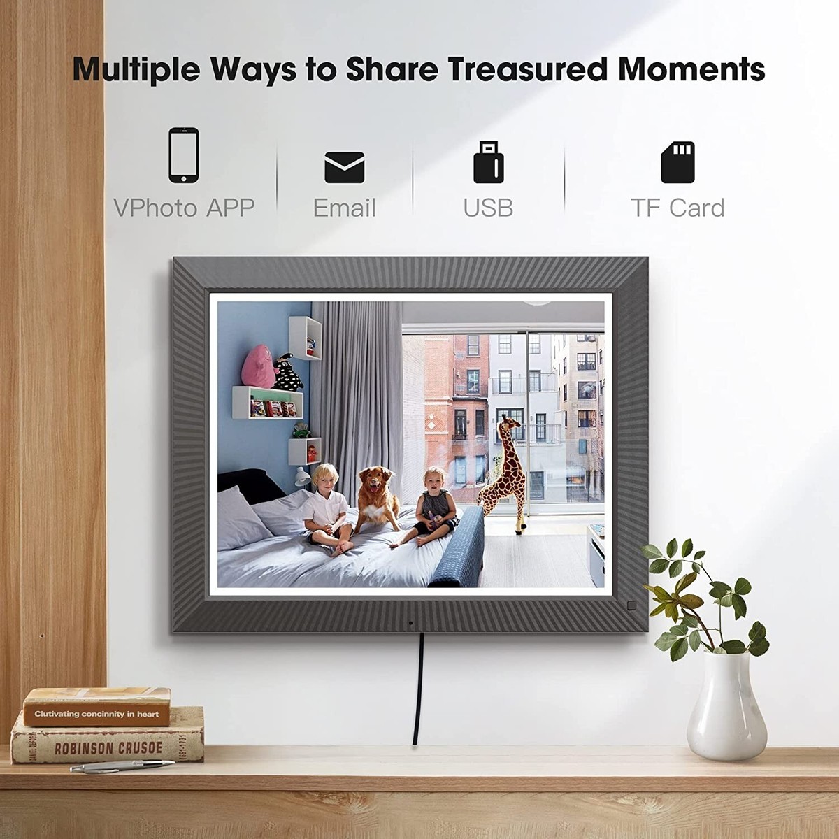 Digital Photo Frame Wall
