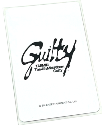 SHINee TAEMIN Guilty Makestar Lucky Draw Official Photocard Photo