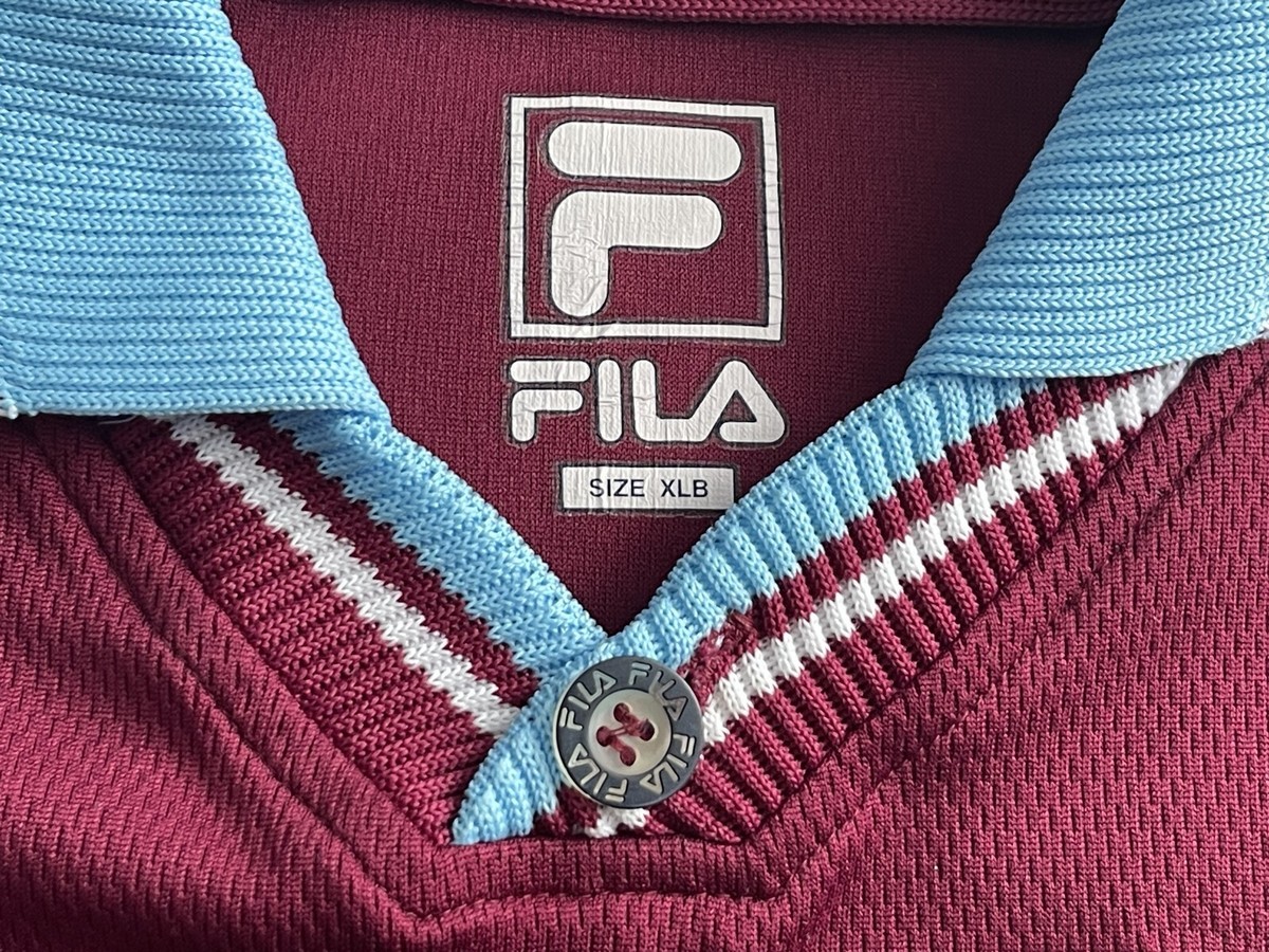 1999-2001 FILA West Ham United Home Shirt WHU HAMMERS SIZE XL.boys