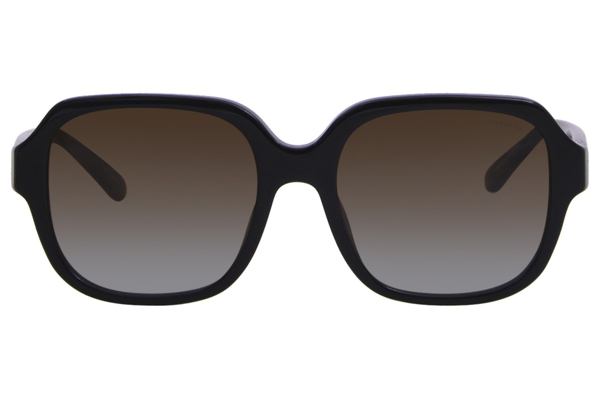 Coach C7989 HC8335U 50027Z Sunglasses Women's Black/Olive Gradient