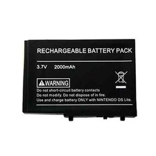 Replacement Battery Pack for Nintendo DS Lite Rechargeable 3.7 V 1600mAh