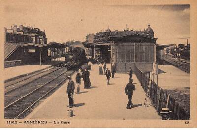 92 - Asnières - SAN22405 - La Gare - Train
