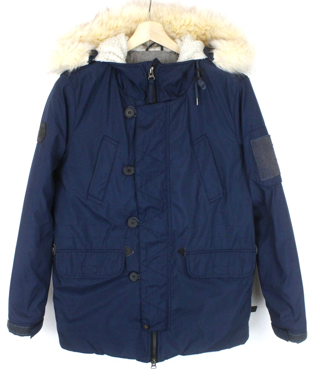 Gilet Matelassé Homme Bellfield – Bleu Marine – Taille M – Occasion